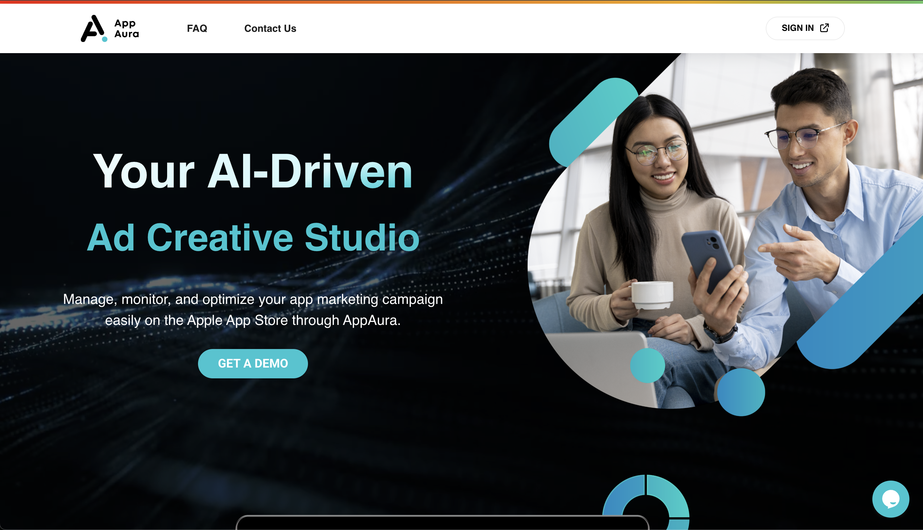 AppAura website screenshot