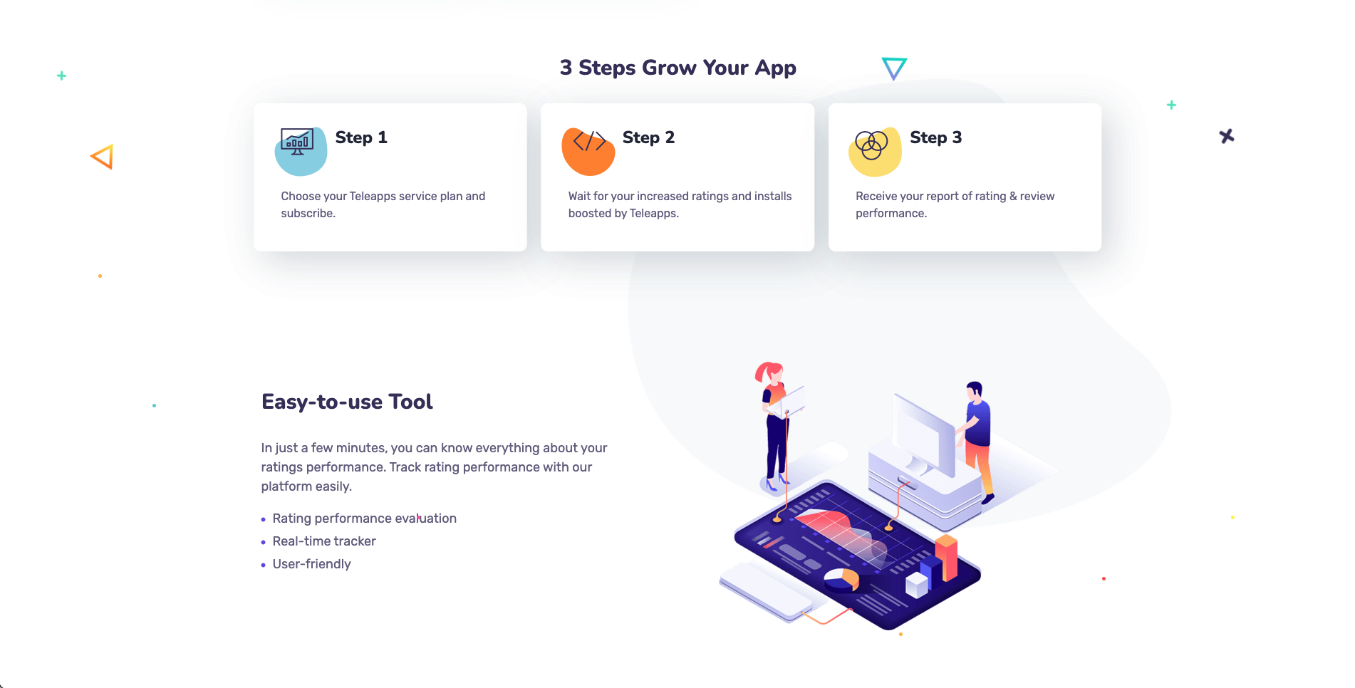 Teleapps website screen 2