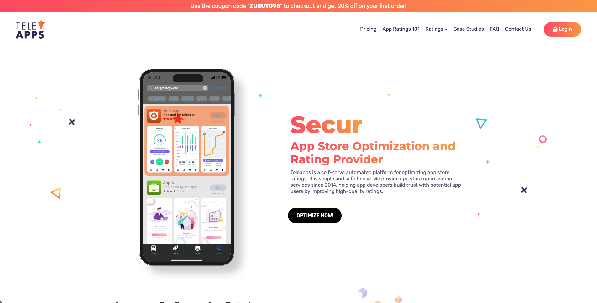 Teleapps website screenshot